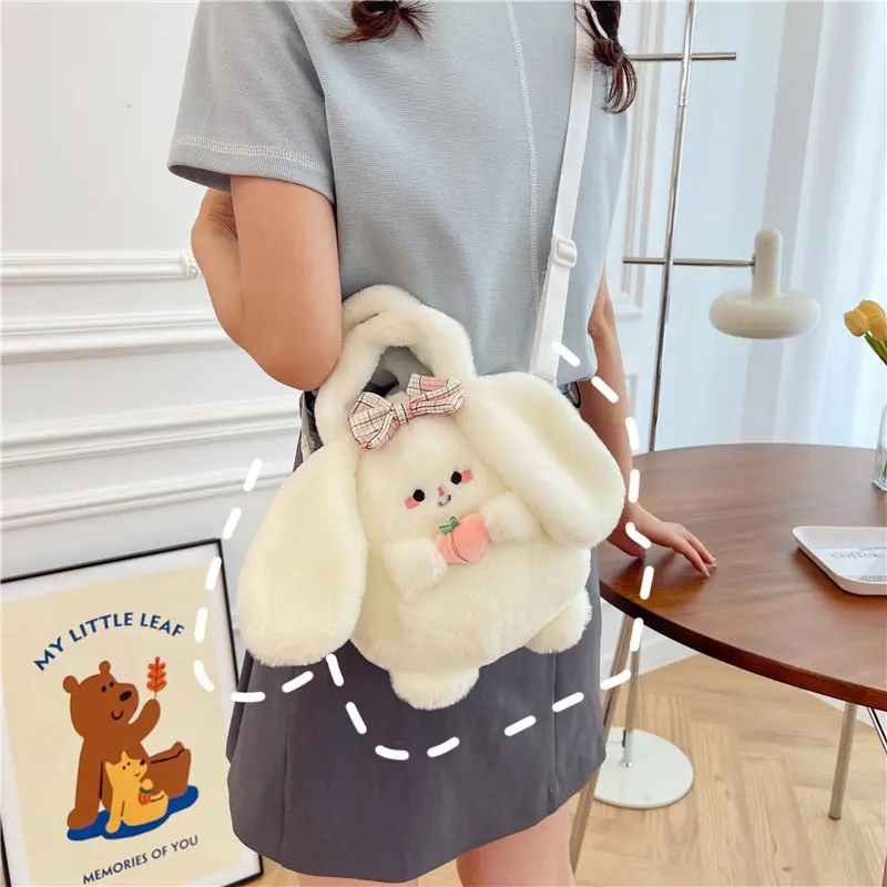 Bunny Shoulder Bag | Cross-body Plush Doll Bag