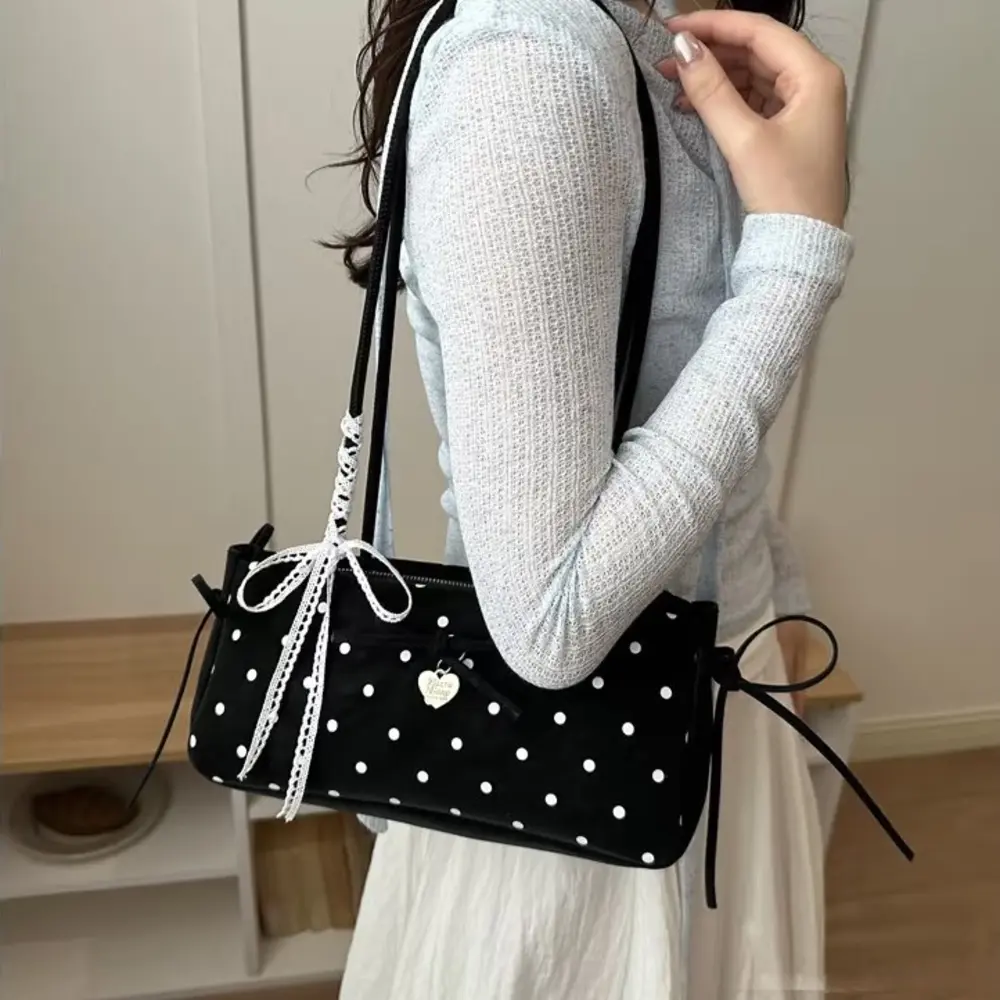 Polka Dot Shoulder Bag